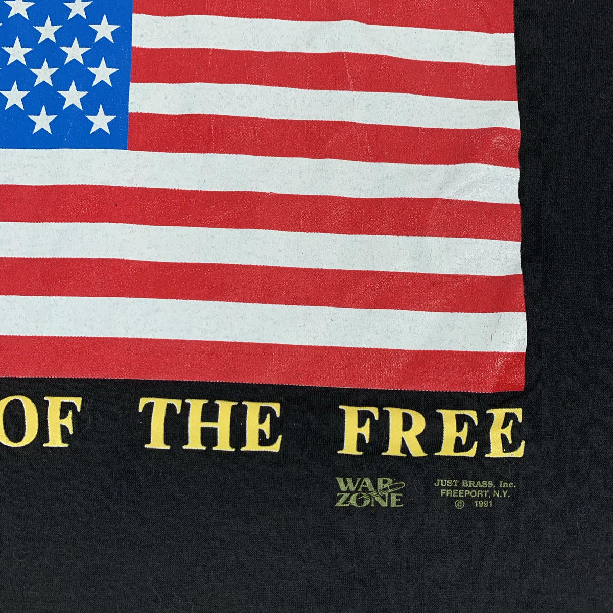 Vintage Original America Land of the Free Detail