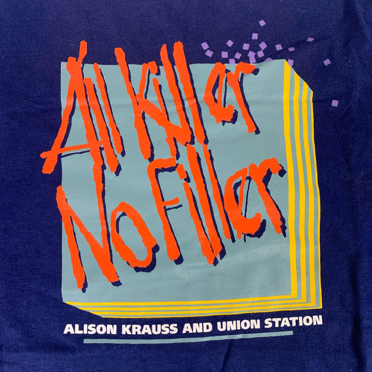 Vintage Alison Krauss And Union Station &quot;All Killer No Filler&quot; T-Shirt - jointcustodydc