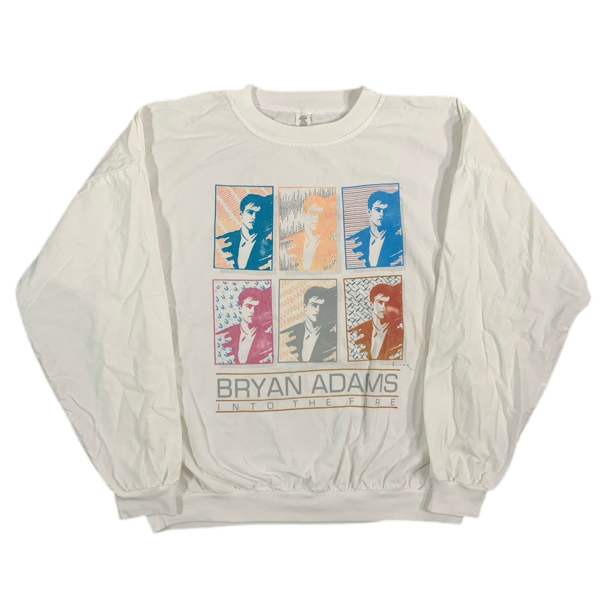 Vintage Bryan Adams &quot;Into The Fire&quot; Long Sleeve Shirt