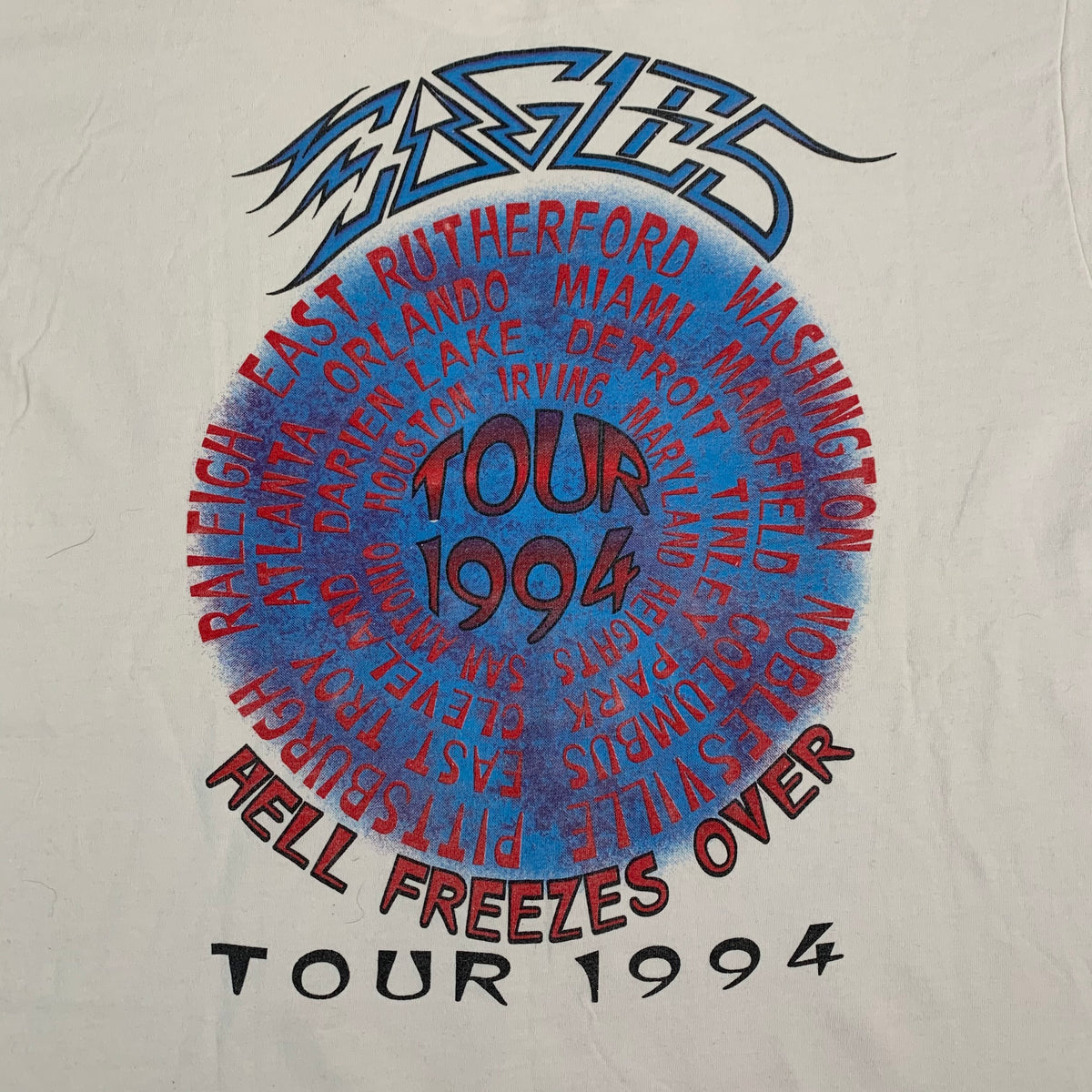 Vintage Eagles &quot;When Hell Freezes Over&quot; T-Shirt