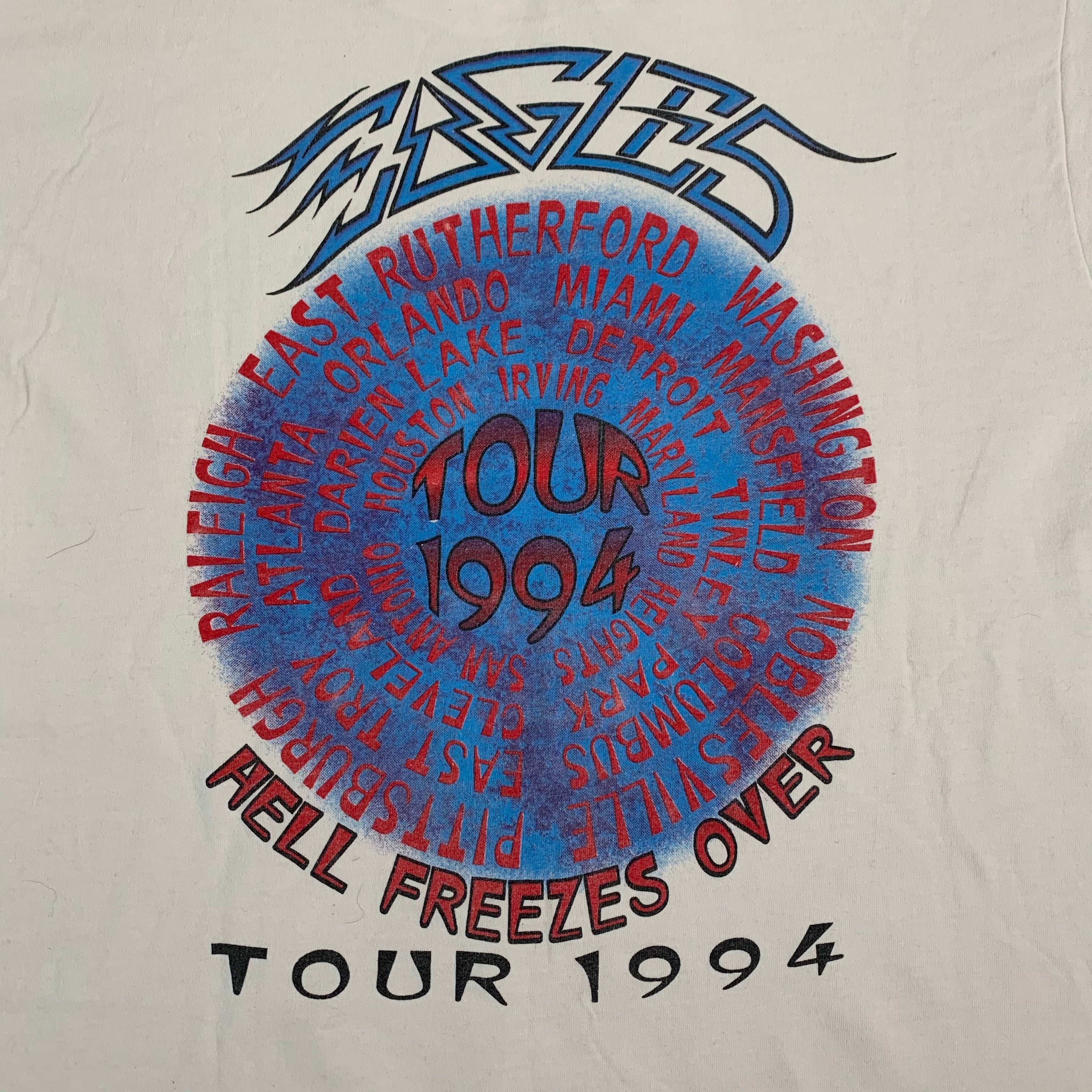 Vintage Eagles Concert T Shirt 1994 World Tour Southwestern Print