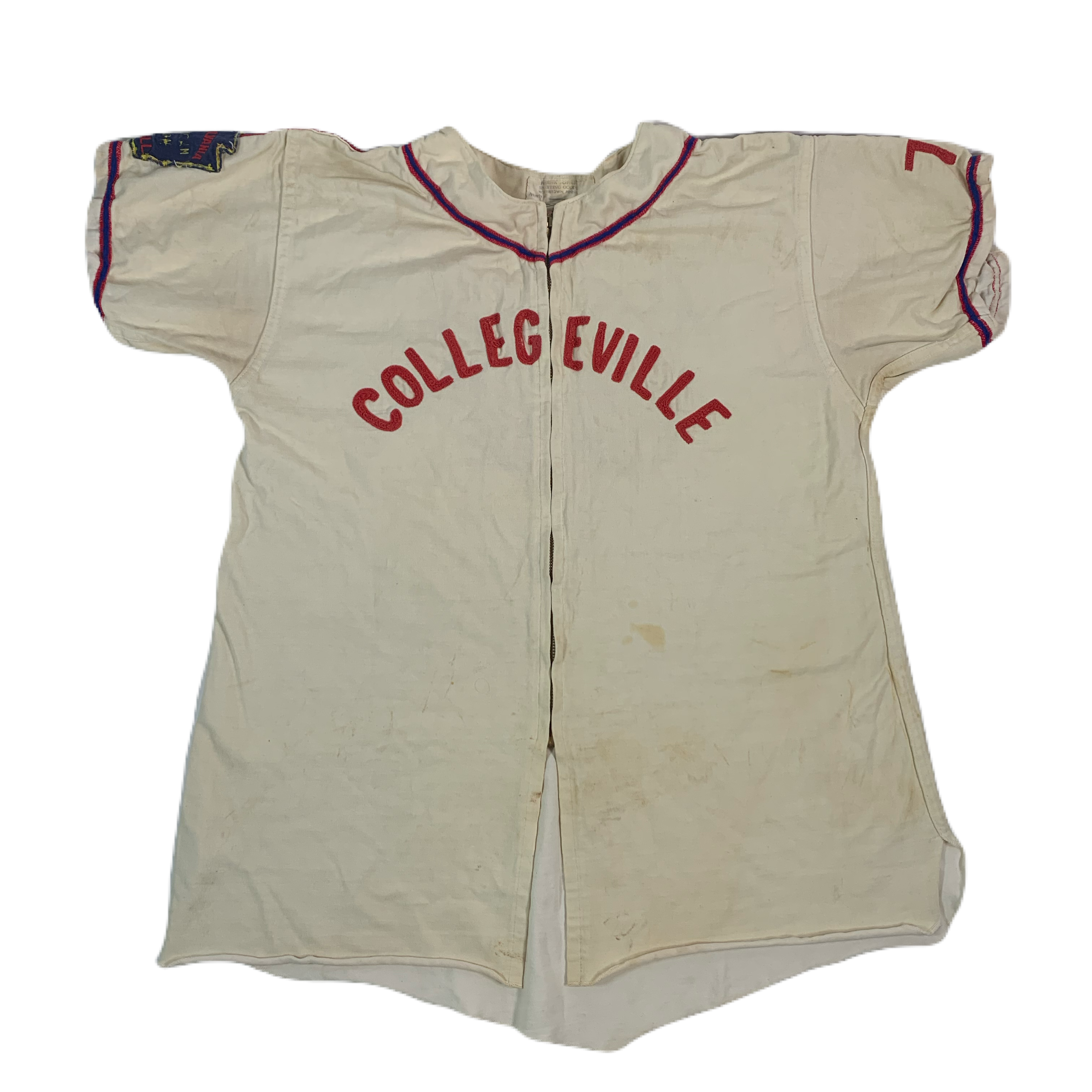 Vintage Collegeville “Rocco's Italian Cuisine” Chain Stitch Baseball Jersey