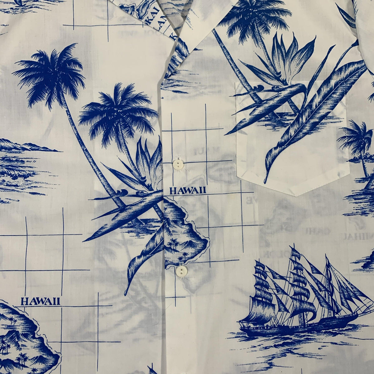 Vintage Kai Nani Open Collar “Hawaiian” Shirt - jointcustodydc
