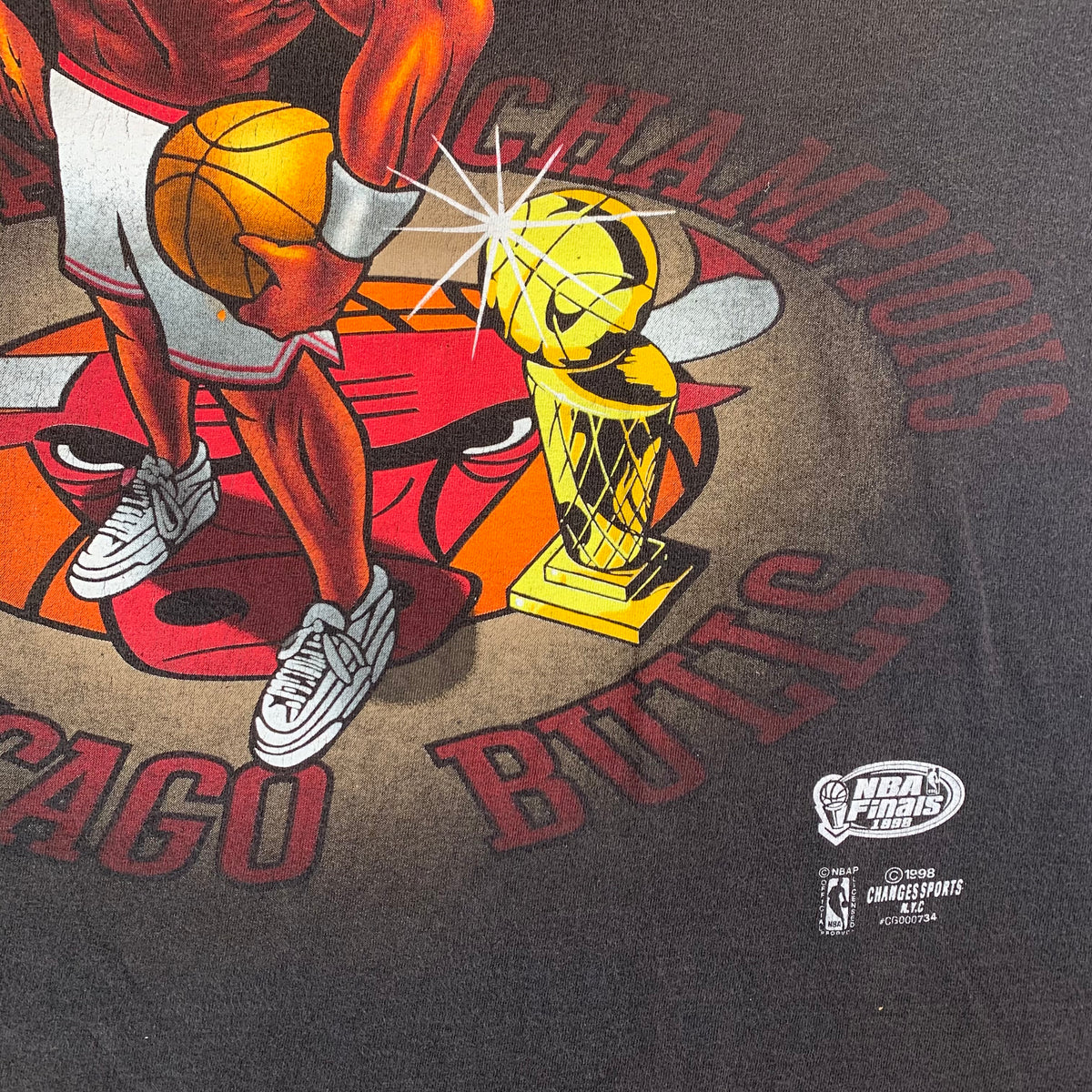 Vintage Chicago Bulls &quot;NBA Champions&quot; T-Shirt