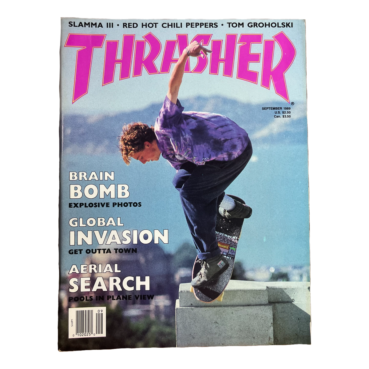 Vintage Thrasher Magazine &quot;Danny Sargent&quot; September Issue