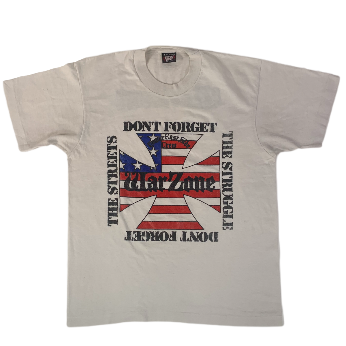 Vintage Warzone &quot;DFTS DFTS&quot; Barbwire T-Shirt