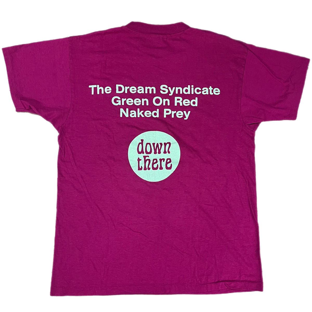 Vintage Down There Records &quot;The Dream Syndicate&quot; Line-Up T-Shirt