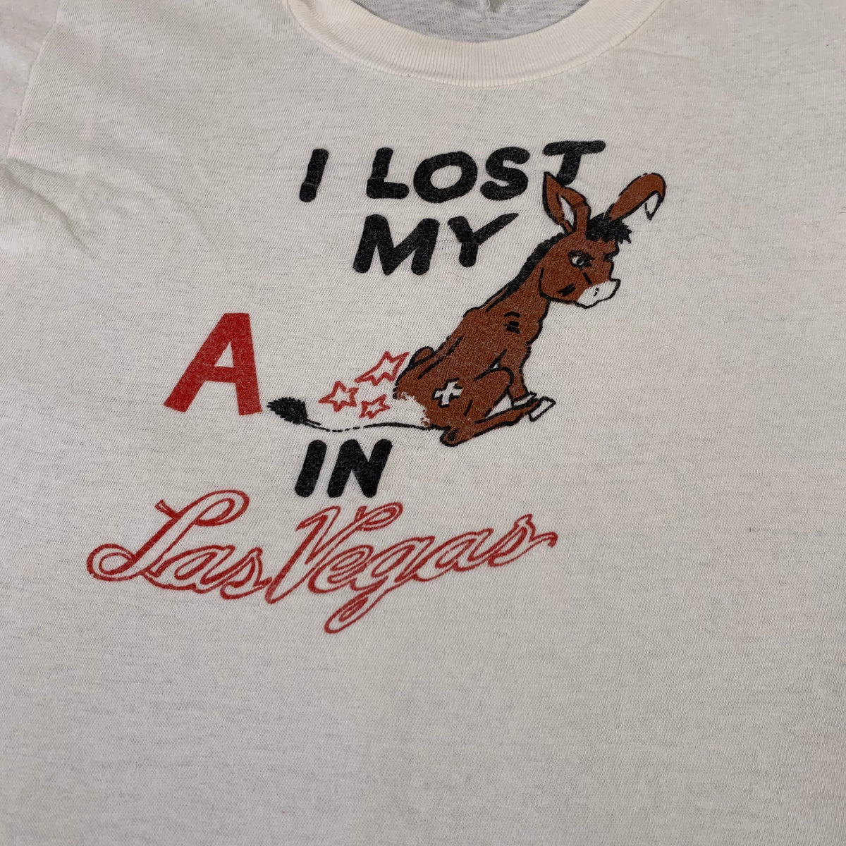 Vintage Las Vegas &quot;I Lost My A**&quot; T-Shirt