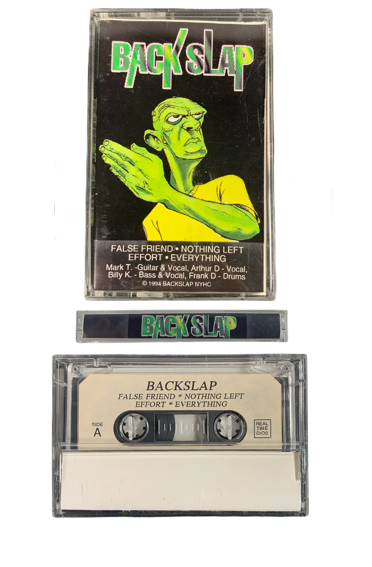 Vintage Backslap “NYHC” 1994 Demo Tape - jointcustodydc