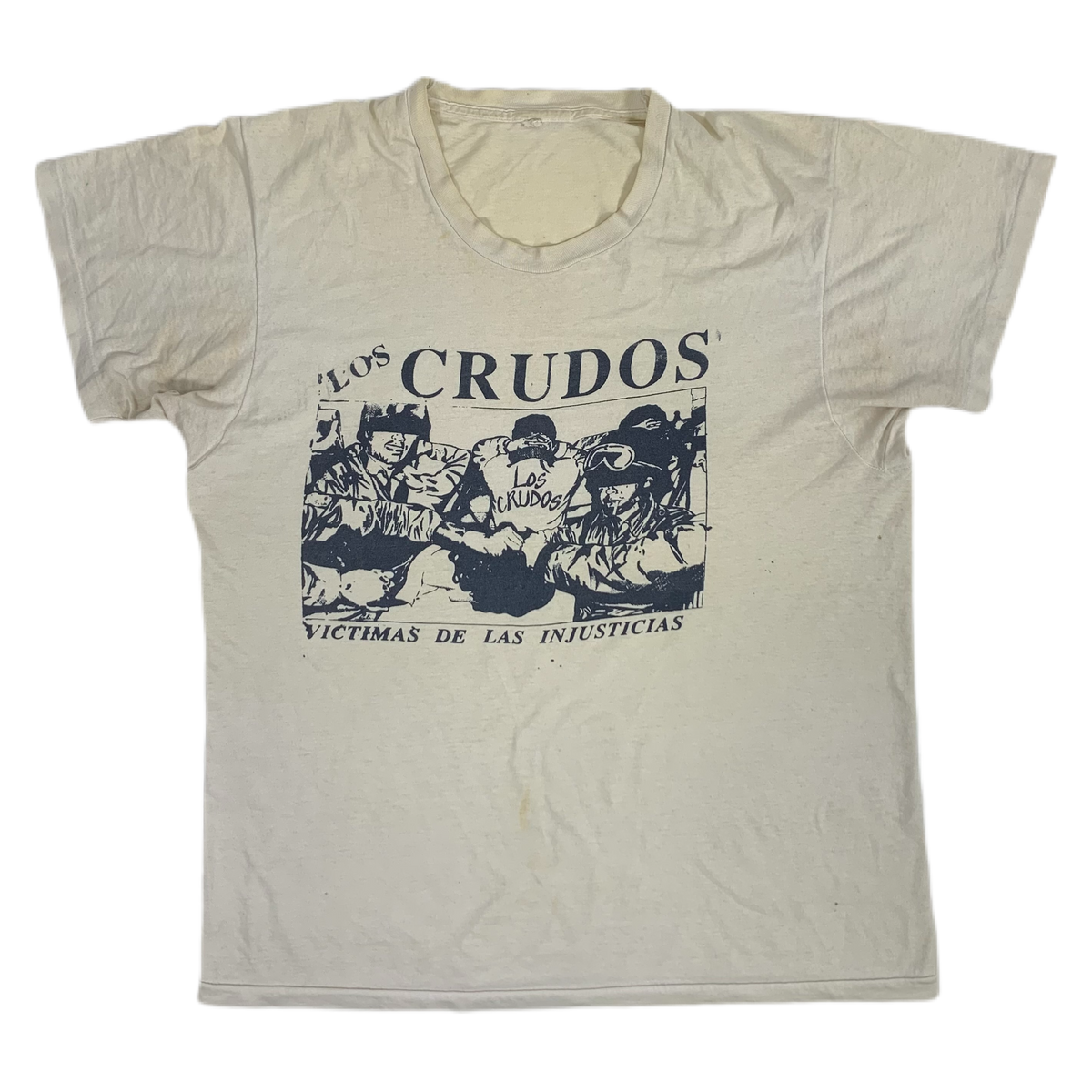 Vintage Los Crudos &quot;Victimas De Las Injusticias&quot; T-Shirt