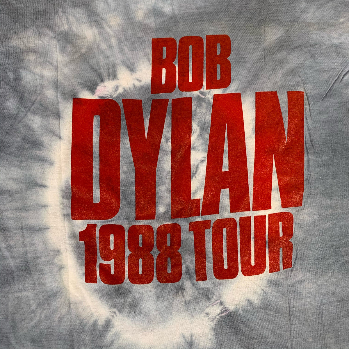Vintage Bob Dylan &quot;1988&quot; Tie-Dye T-Shirt