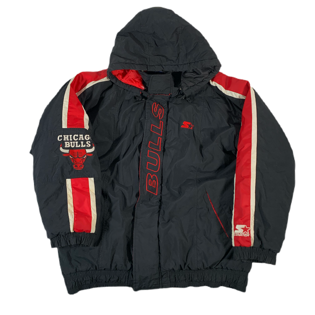 Vintage Chicago Bulls Puffy “Starter” Jacket - jointcustodydc