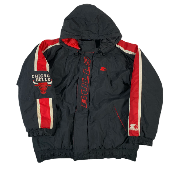 Vintage Chicago Bulls Puffy “Starter” Jacket | jointcustodydc