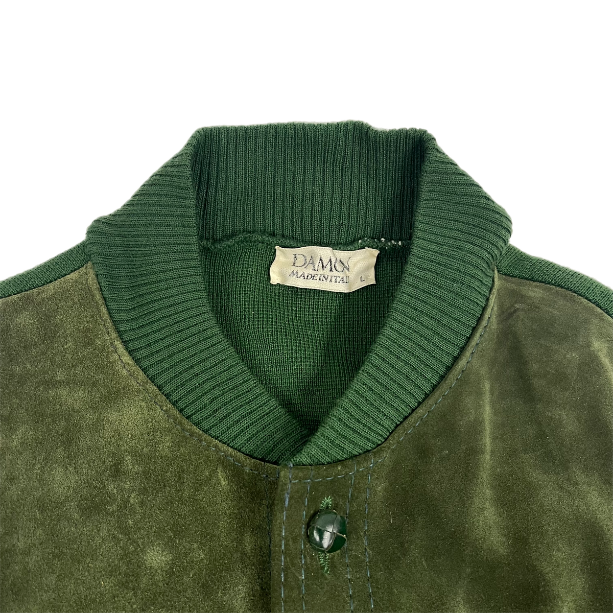 Vintage Damon &quot;Made In Italy&quot; Suede Knit Jacket