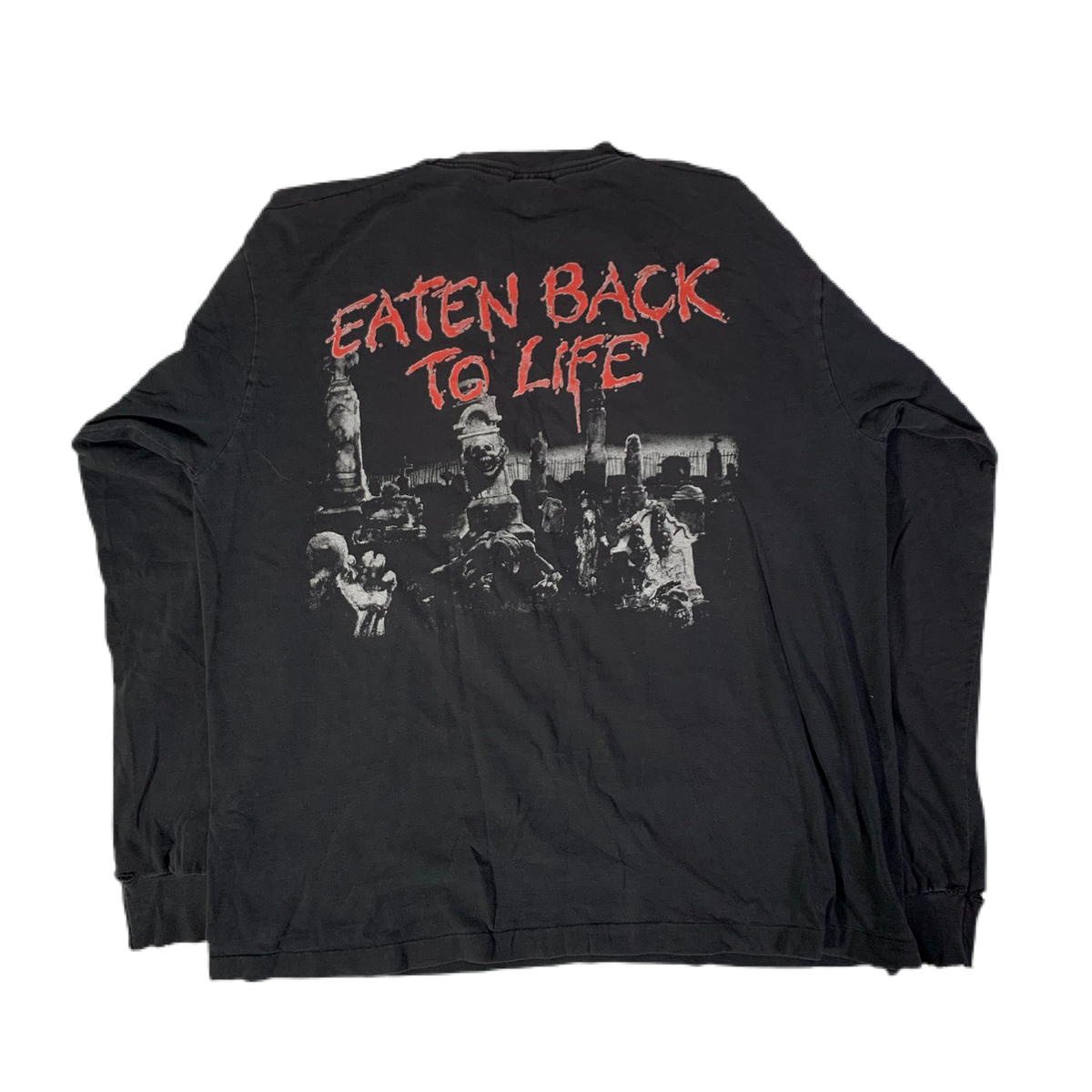 Vintage Cannibal Corpse &quot;Eaten Back To Life&quot; Long Sleeve Shirt