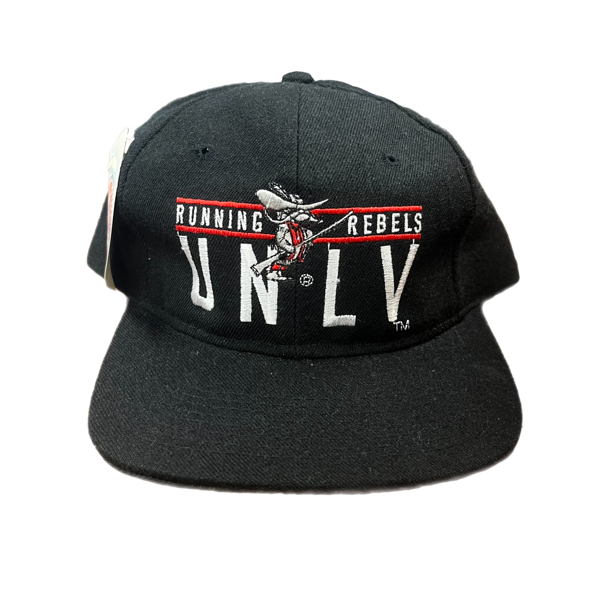 Vintage University Of Nevada, Las Vegas UNLV &quot;Runnin Rebels&quot; Wool Snapback Hat