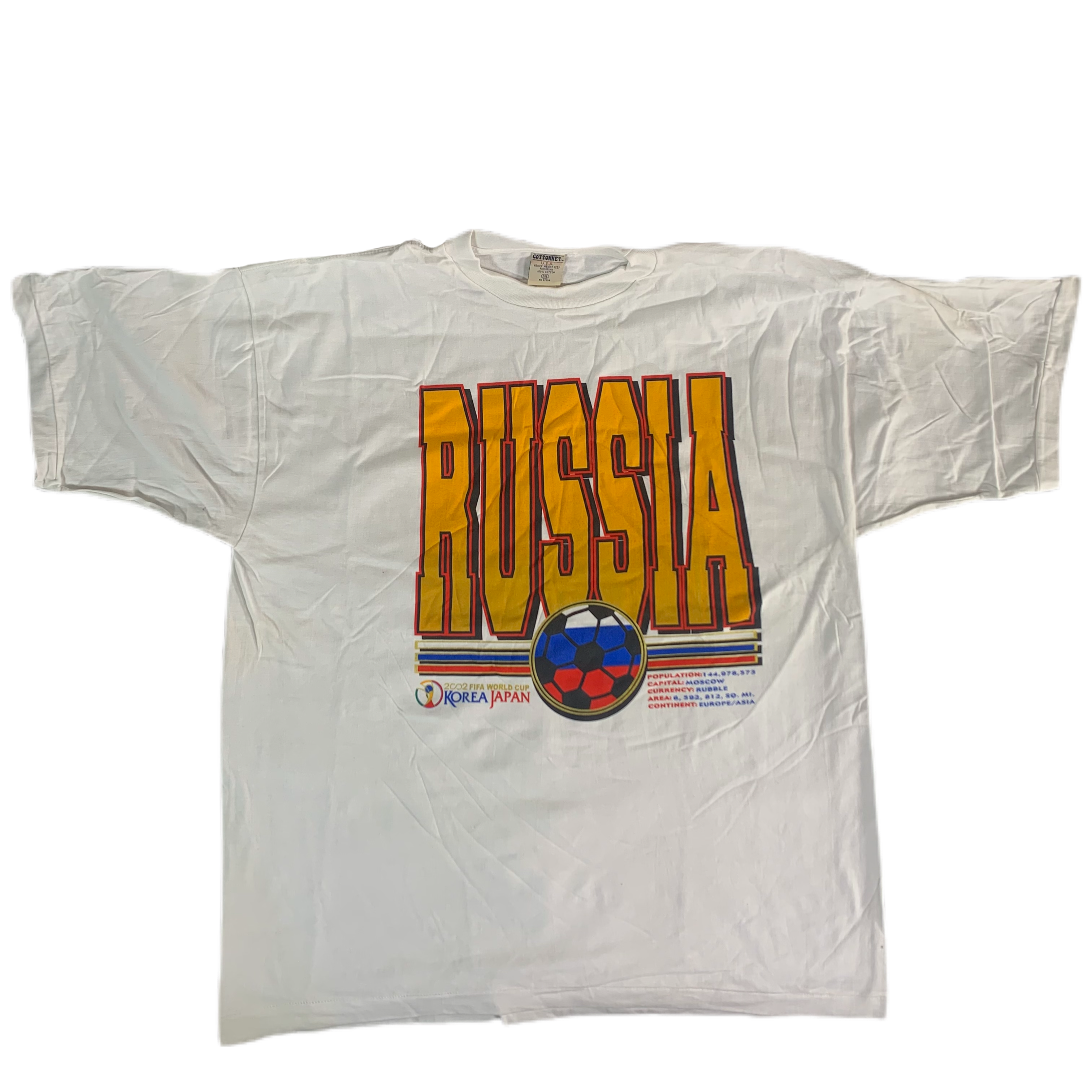 2002 FIFA WORLD CUP Tシャツ Official Licensed 2002 FIFA Football World Cup KOREA JAPAN T