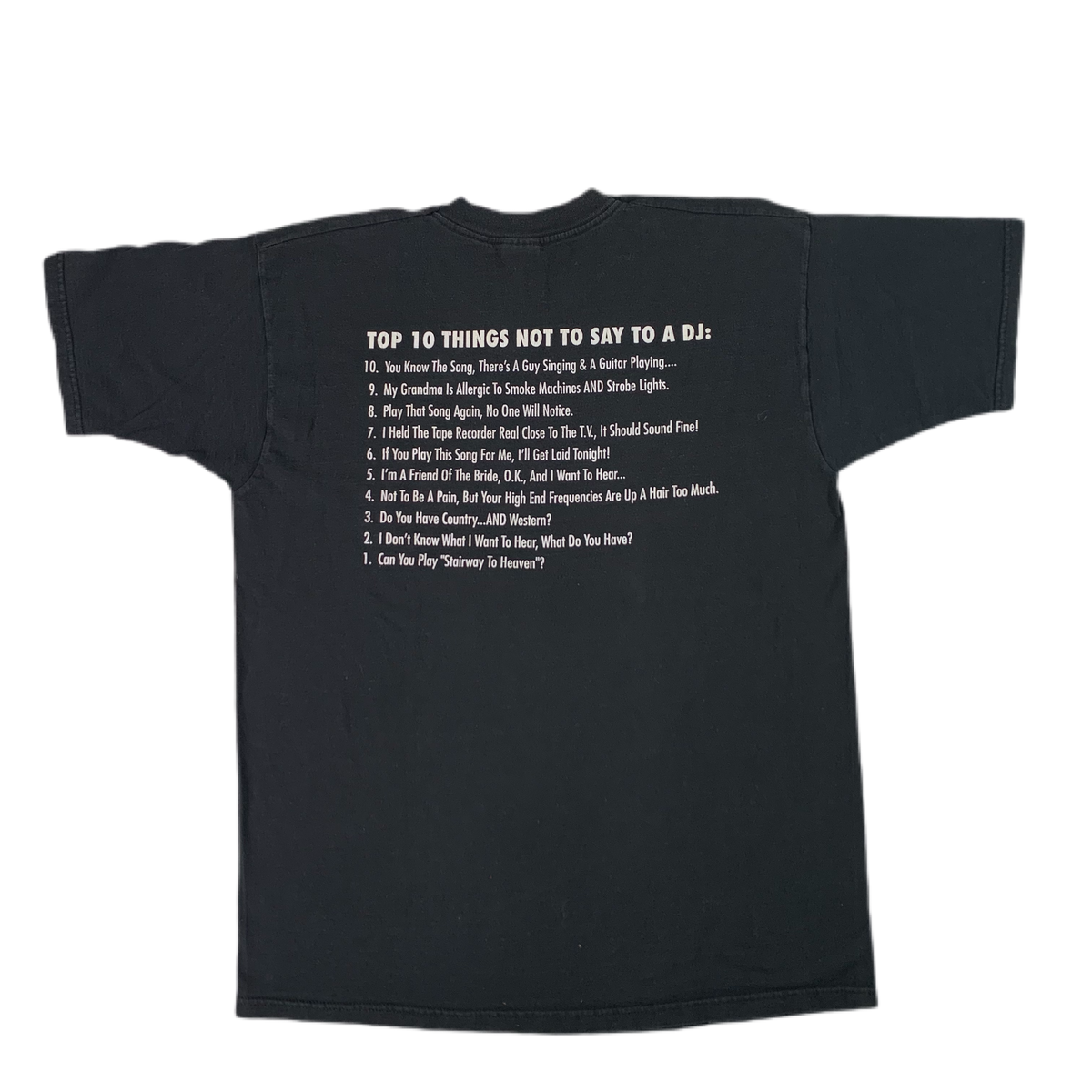 Vintage DJ&#39;s With Attitude &quot;Stairway To Heaven&quot; T-Shirt