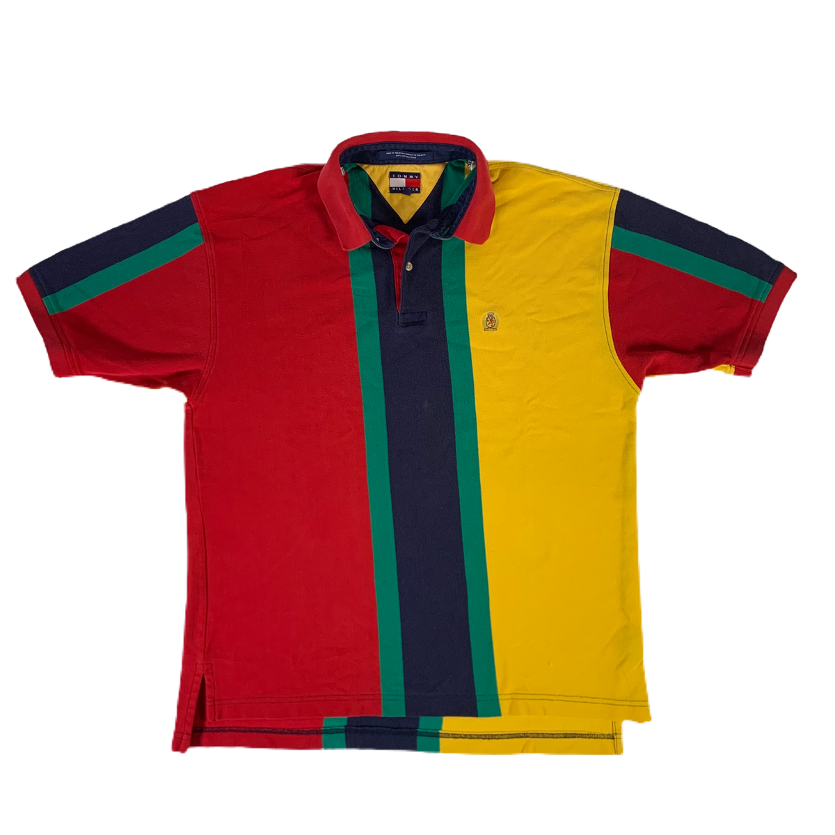 Vintage Tommy Hilfiger &quot;Color Block&quot; Polo Shirt