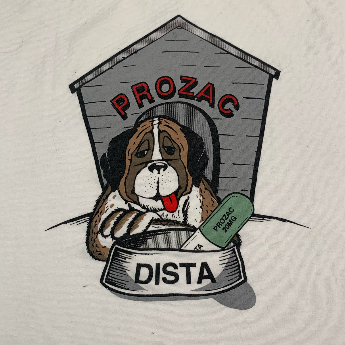 Vintage Prozac &quot;Dista&quot; T-Shirt