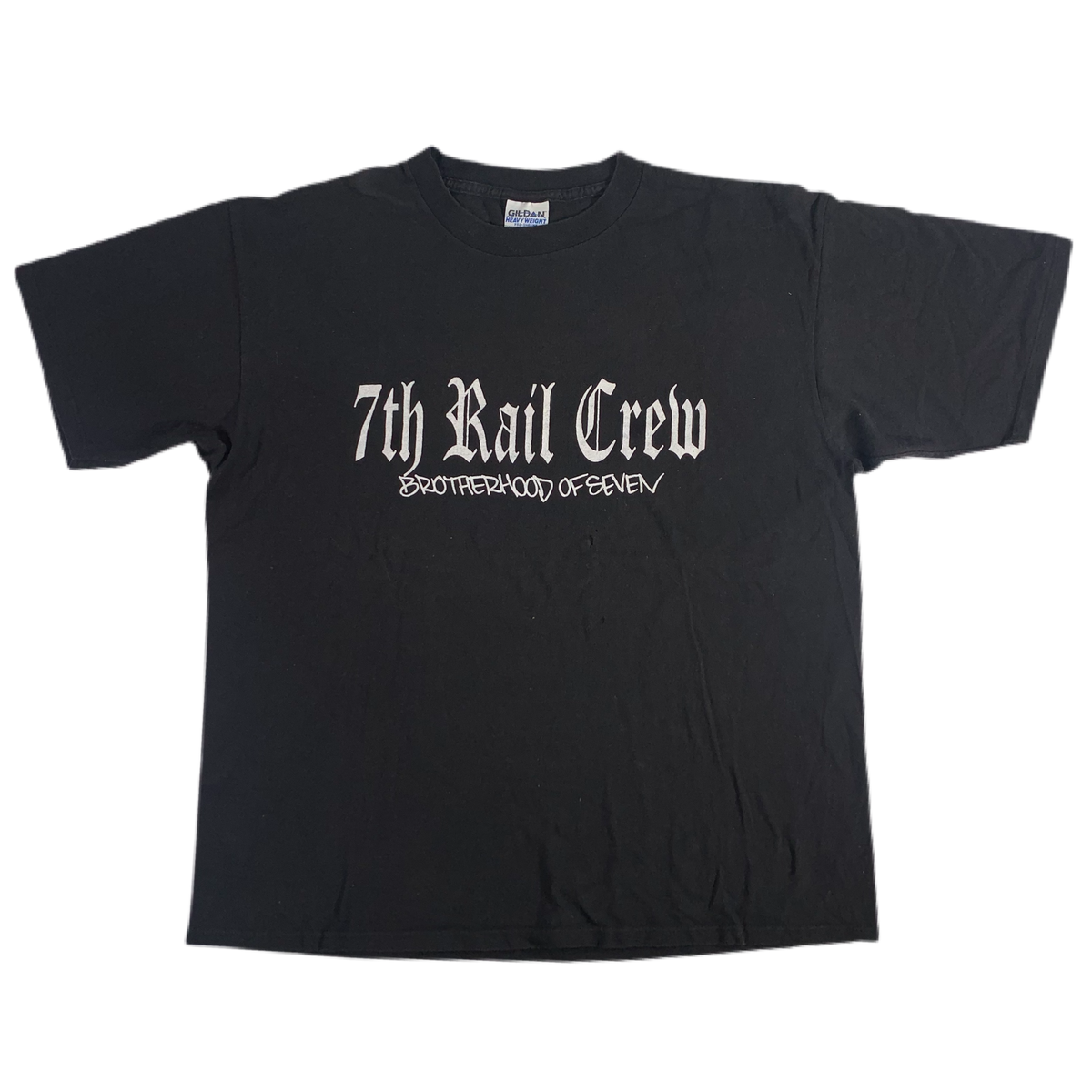 Vintage 7th Rail Crew &quot;Brotherhood Of Seven&quot; T-Shirt