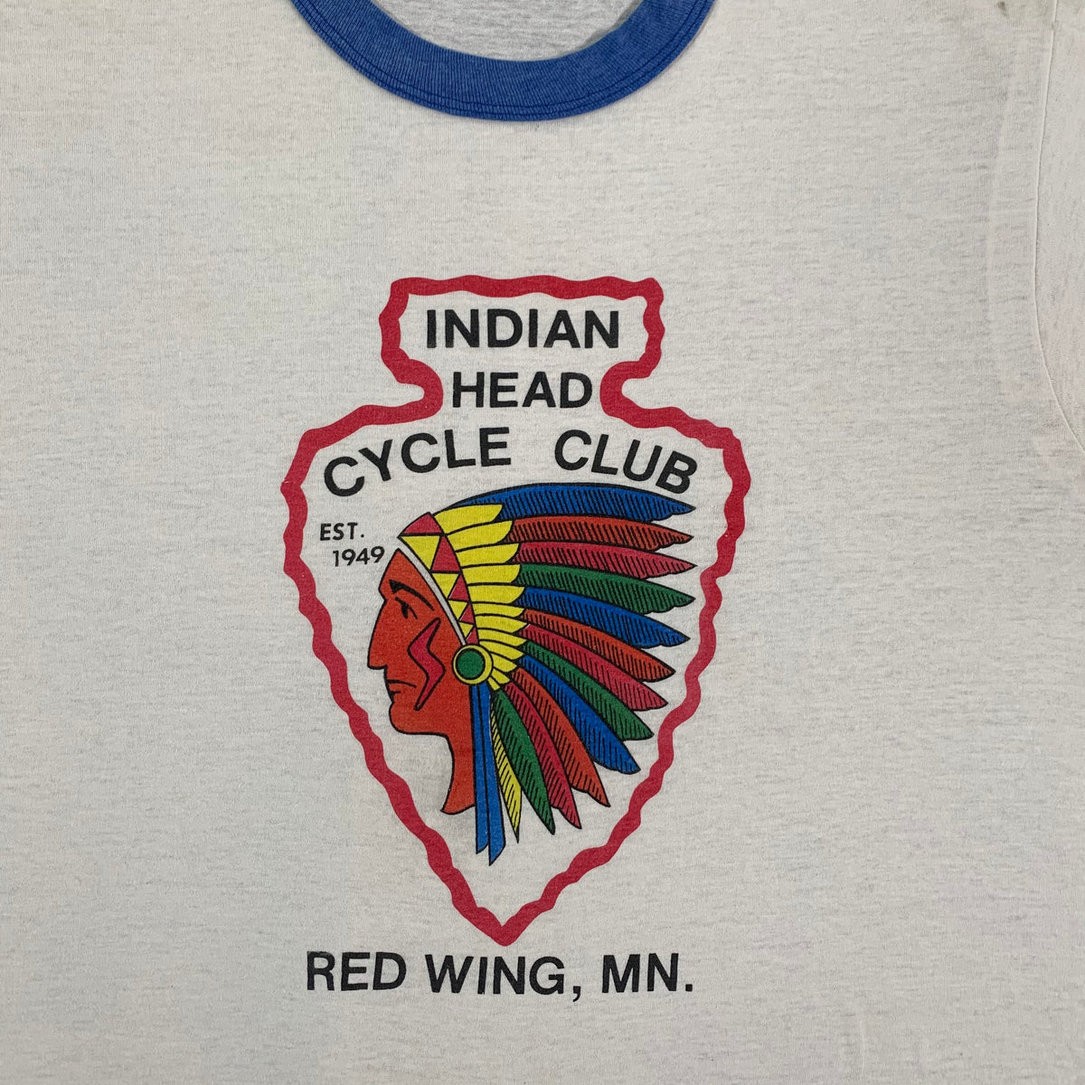 Vintage Indian Head &quot;Cycle Club&quot; Ringer