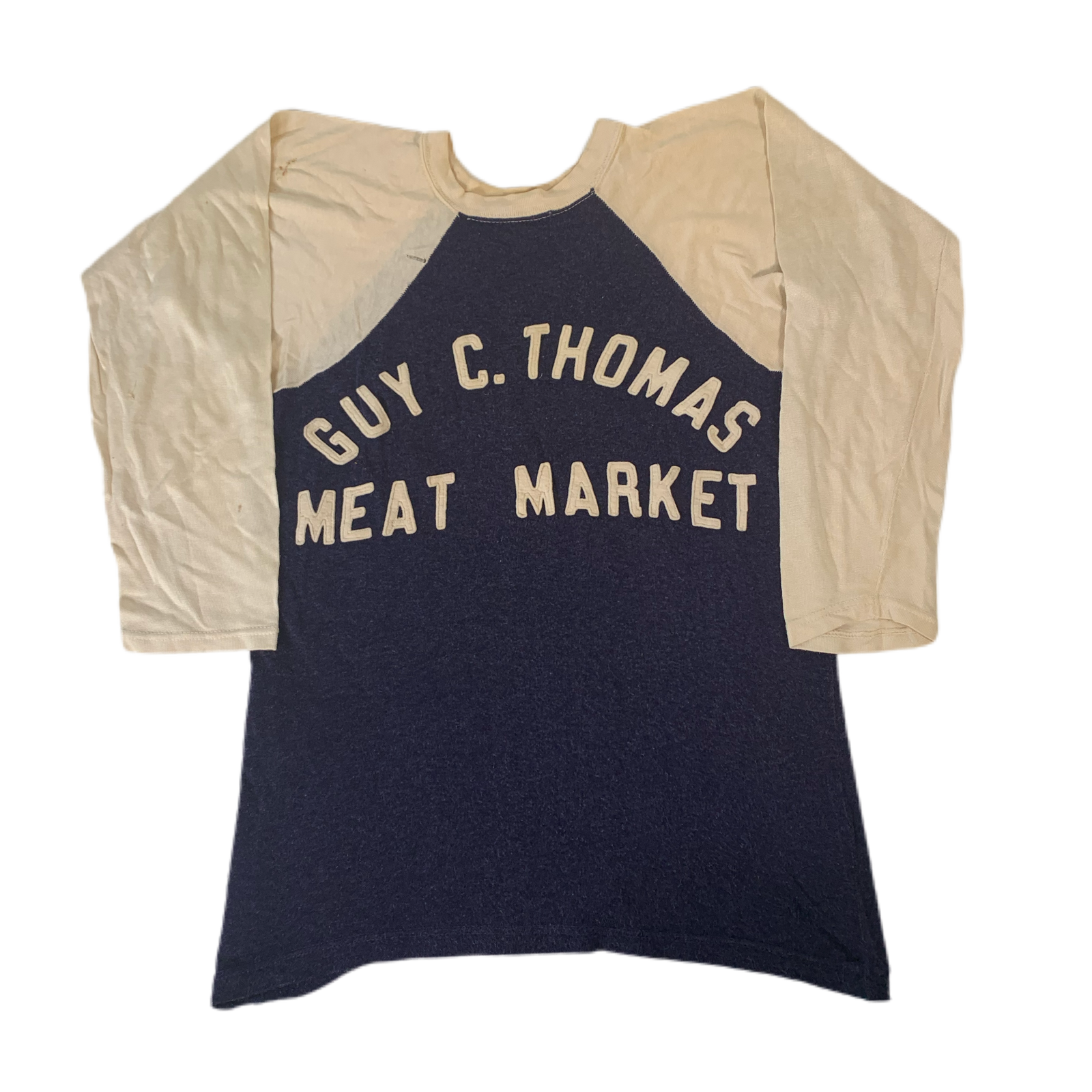 Vintage Guy C. Thomas “Meat Market” Baseball Jersey - jointcustodydc