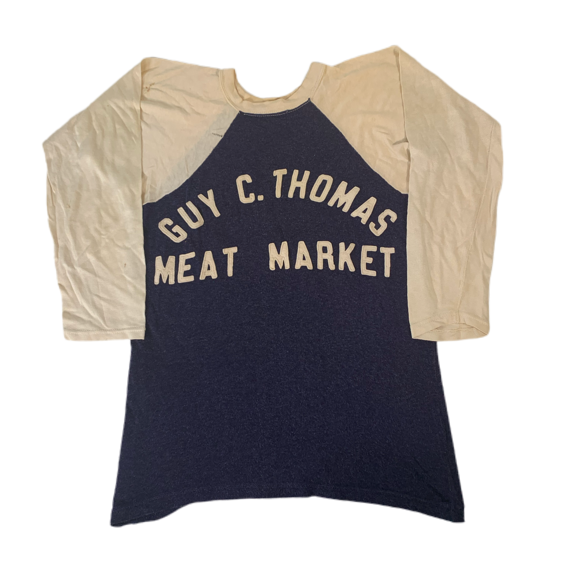 Vintage Guy C. Thomas “Meat Market” Baseball Jersey - jointcustodydc