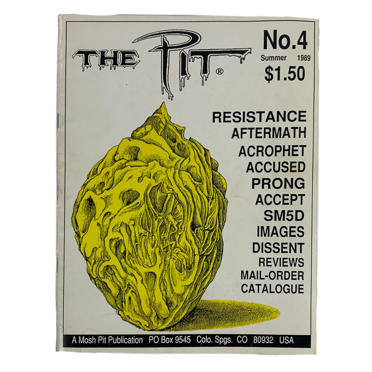 Vintage The Pit &quot;Issue 4&quot; Mosh Pit Records Zine