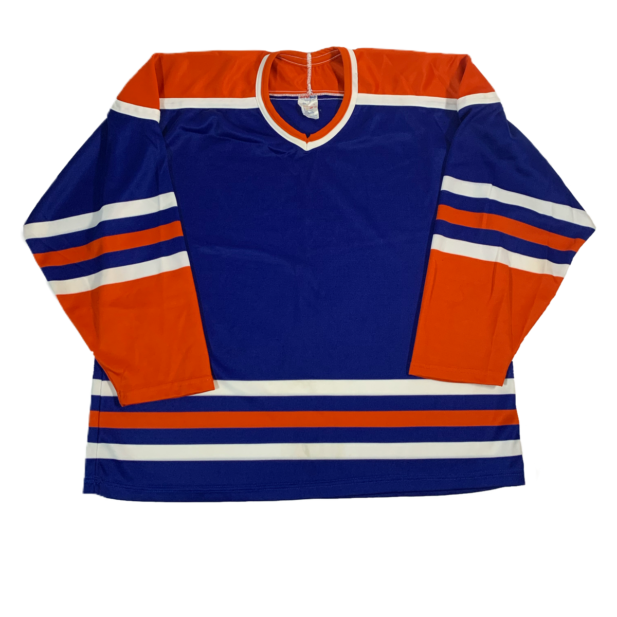 Vintage Bakka Blank Hockey Jersey Size Youth Large Mens Small Made in USA  EUC
