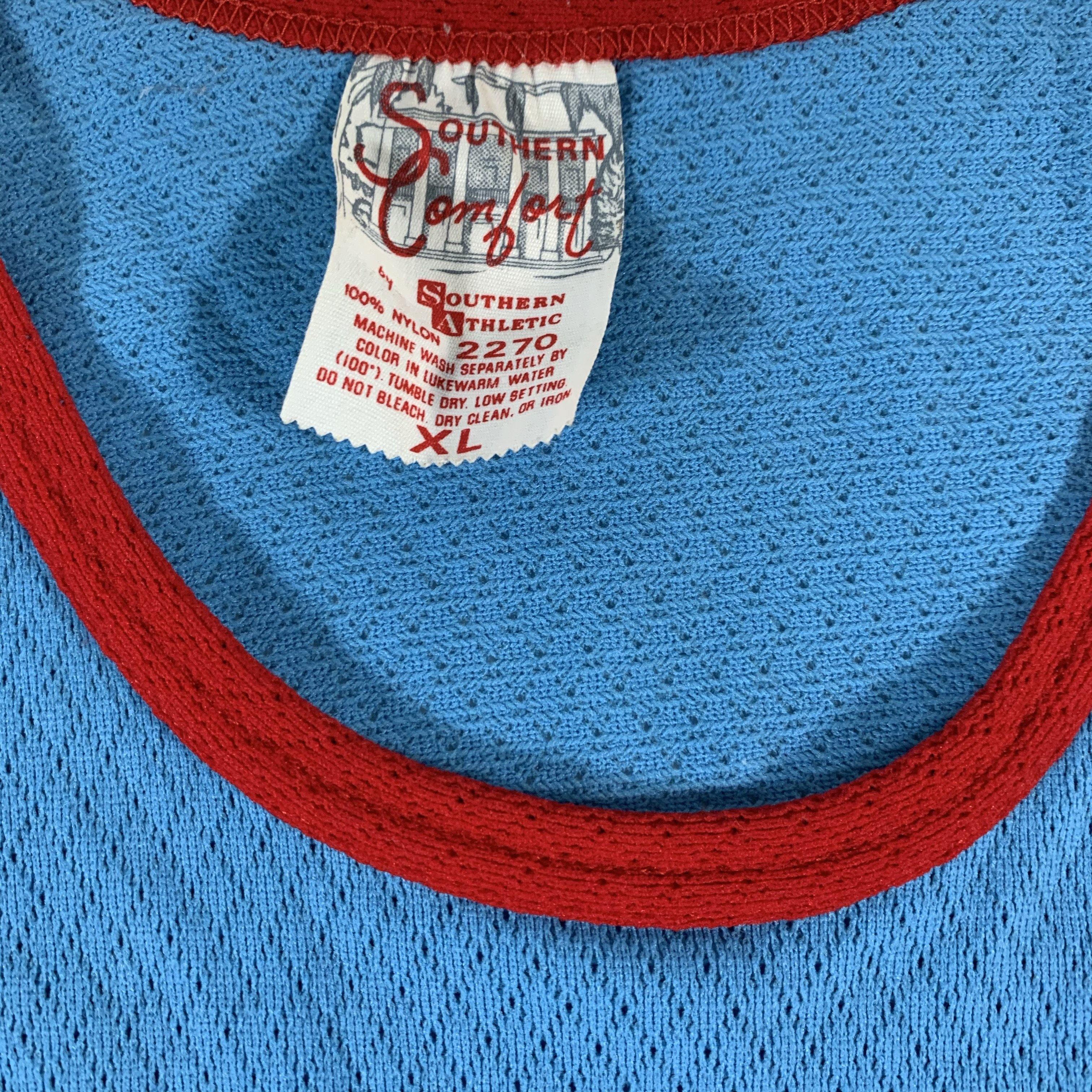 Vintage Southern Athletic “Baby Blue” Basketball Jersey