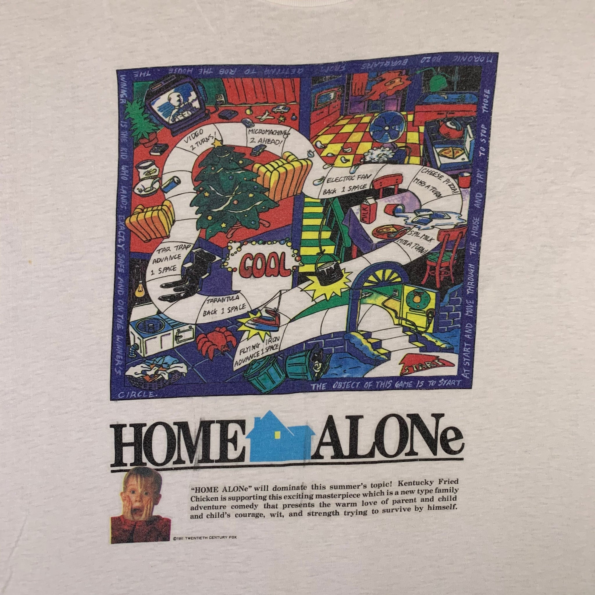 取寄品デッドストック 90s HOME ALONe KFC Tシャツ｜ホームアローン トップス