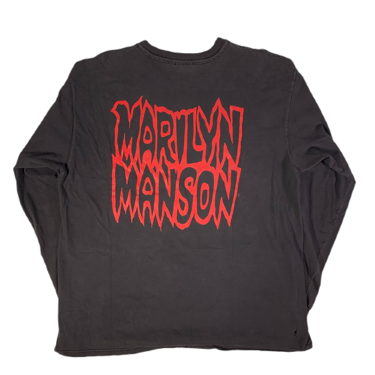 Vintage Marilyn Manson &quot;Satanic Army&quot; Satan&#39;s Bakesale Long Sleeve Shirt