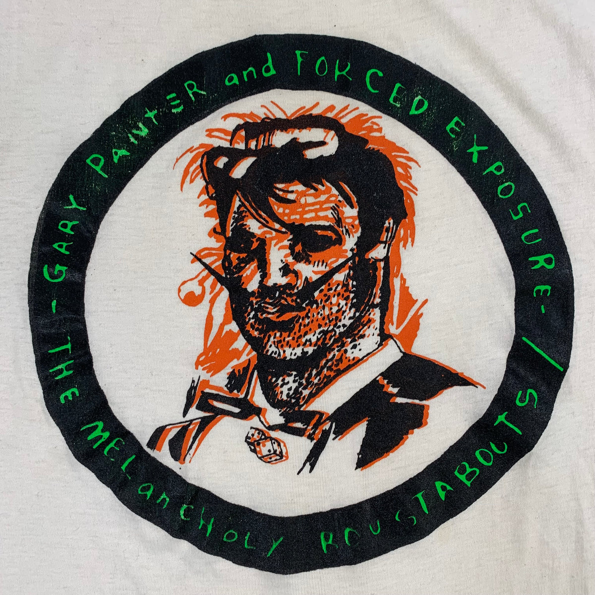Vintage Gary Panter And Forced Exposure &quot;The Melancholy Roustabouts&quot; T-Shirt