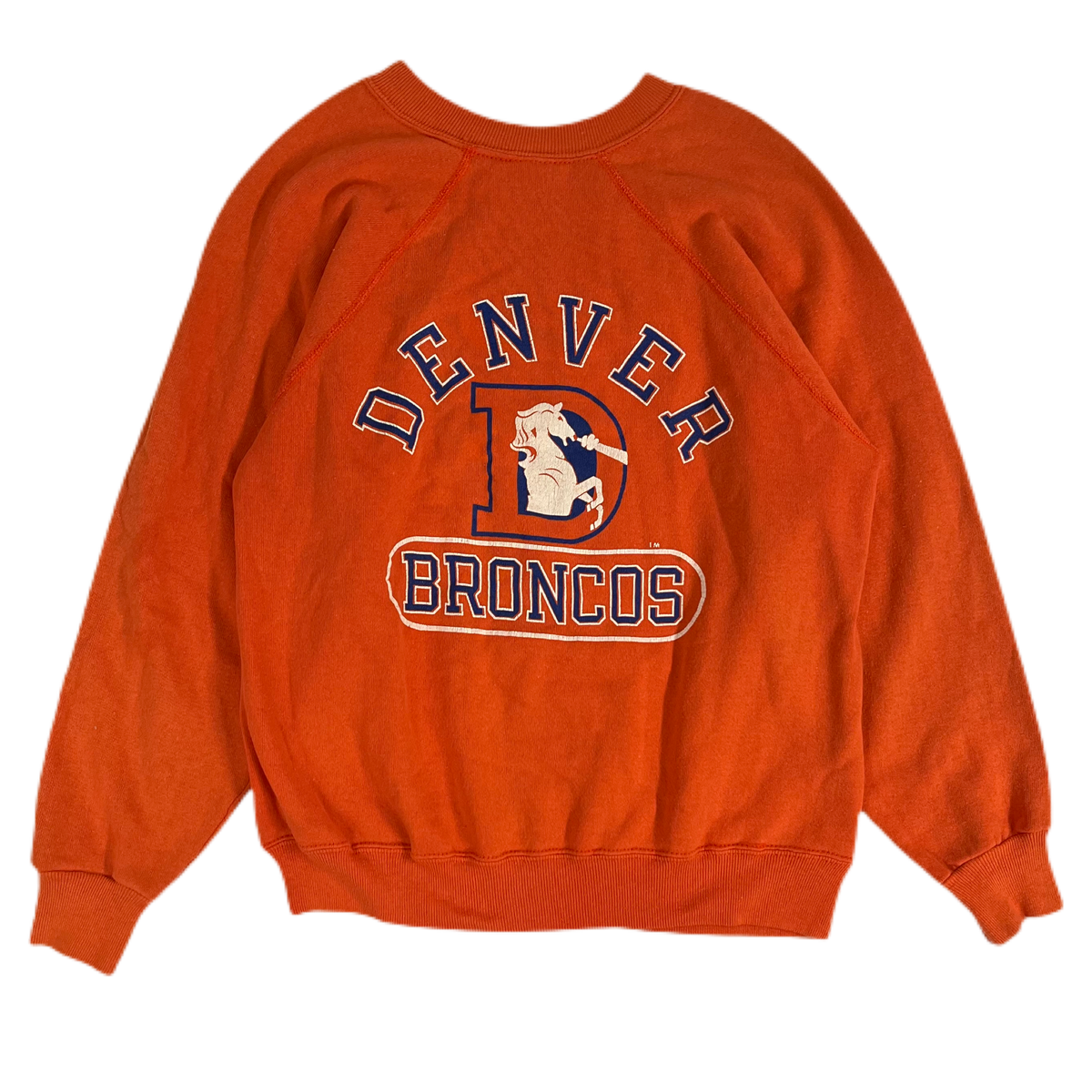Vintage Denver Broncos &quot;Champion&quot; Raglan Sweatshirt