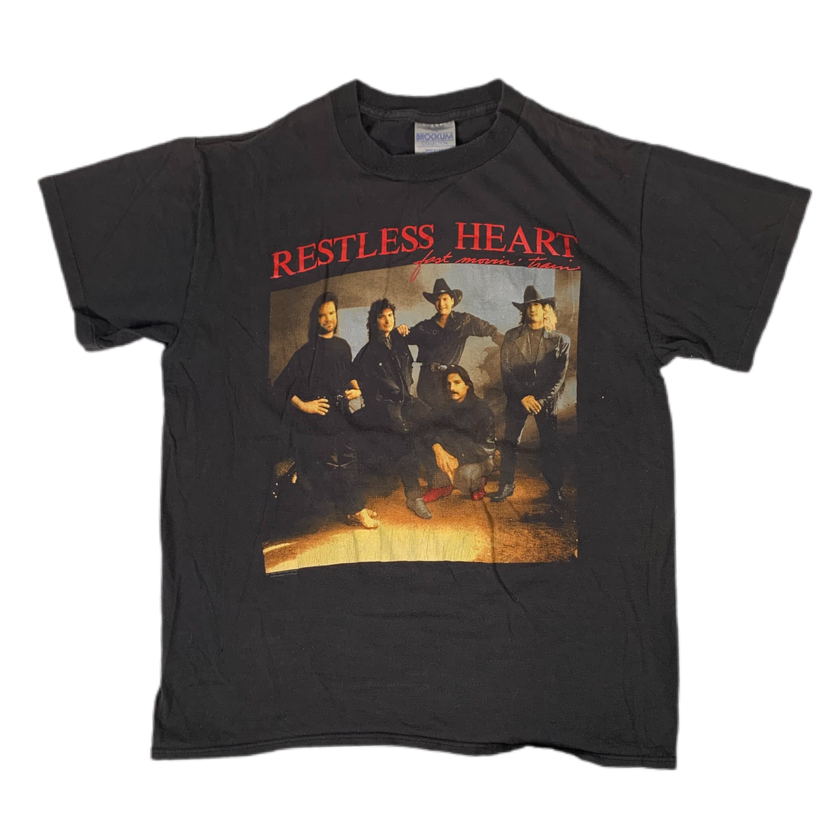 Vintage Restless Heart &quot;Fast Movin&#39; Train&quot; T-Shirt