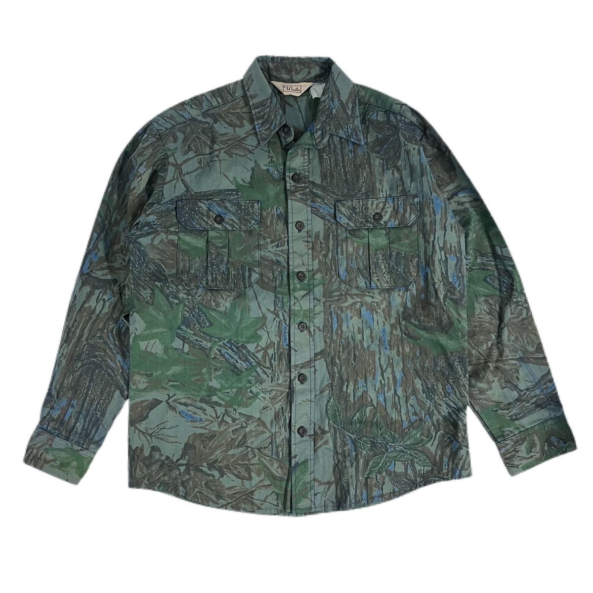 Vintage Walls &quot;Real Tree&quot; Camouflage Hunting Shirt