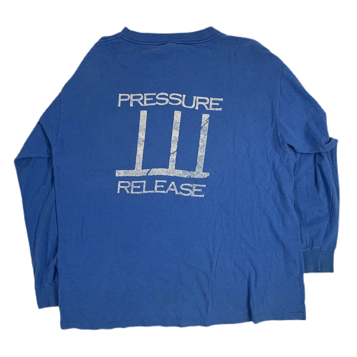 Vintage Pressure Release &quot;Prison Of My Own&quot; New Age Records Long Sleeve Shirt