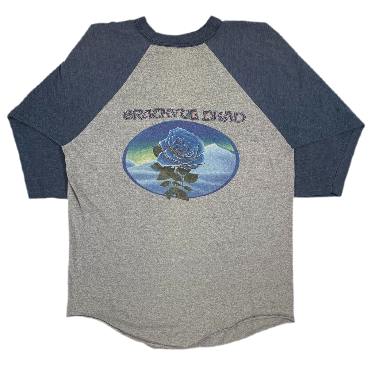 Vintage Grateful Dead &quot;Blue Rose&quot; Raglan Shirt