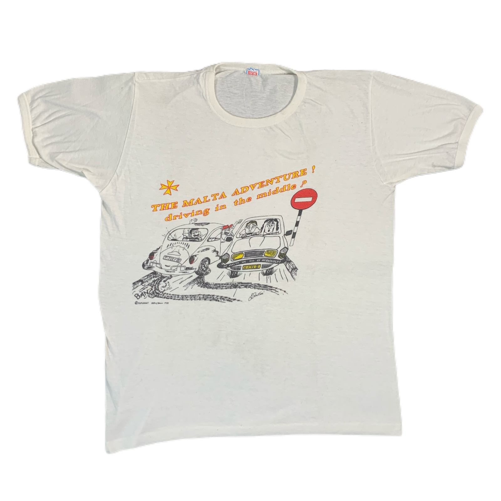 Vintage The Malta Adventure ”Driving” T-Shirt - jointcustodydc