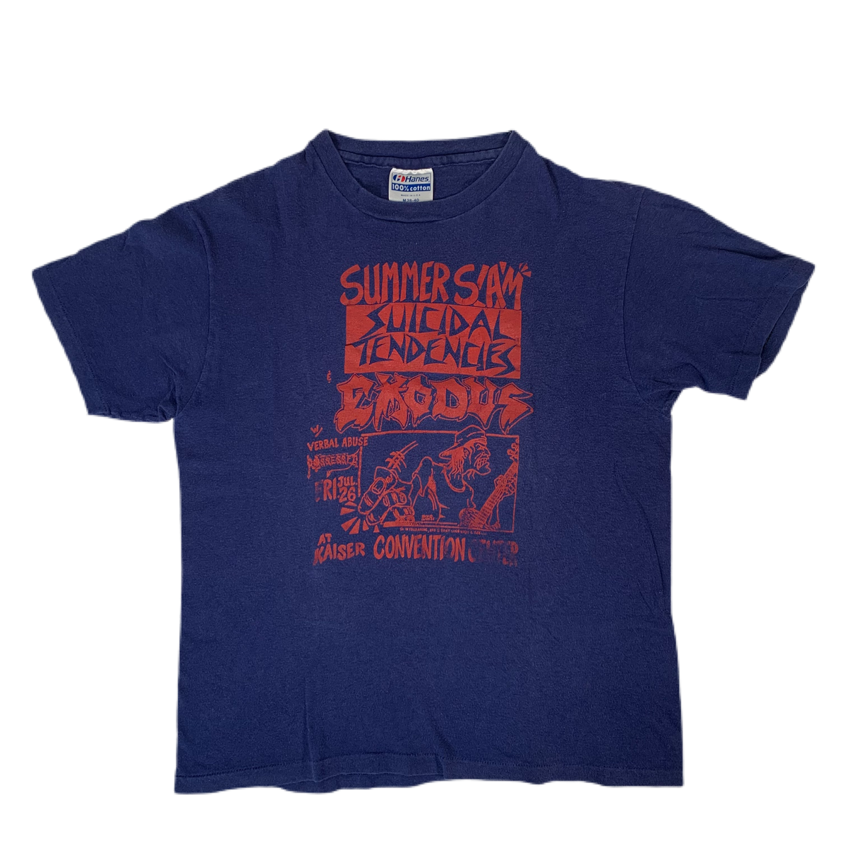Vintage Suicidal Tendencies Exodus &quot;Summer Slam&quot; T-Shirt