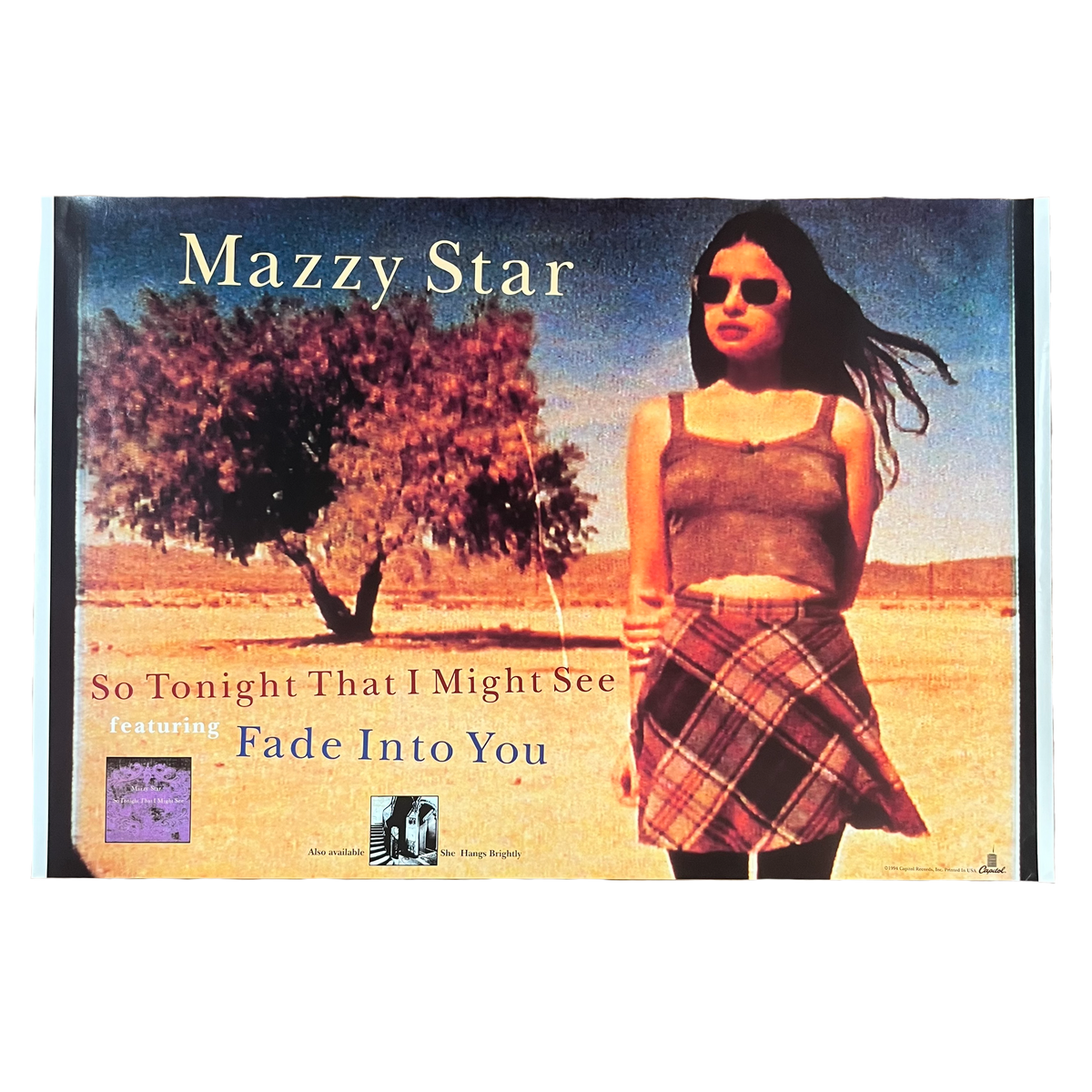 Vintage Mazzy Star "So Tonight That I Might See You" Capitol Records P
