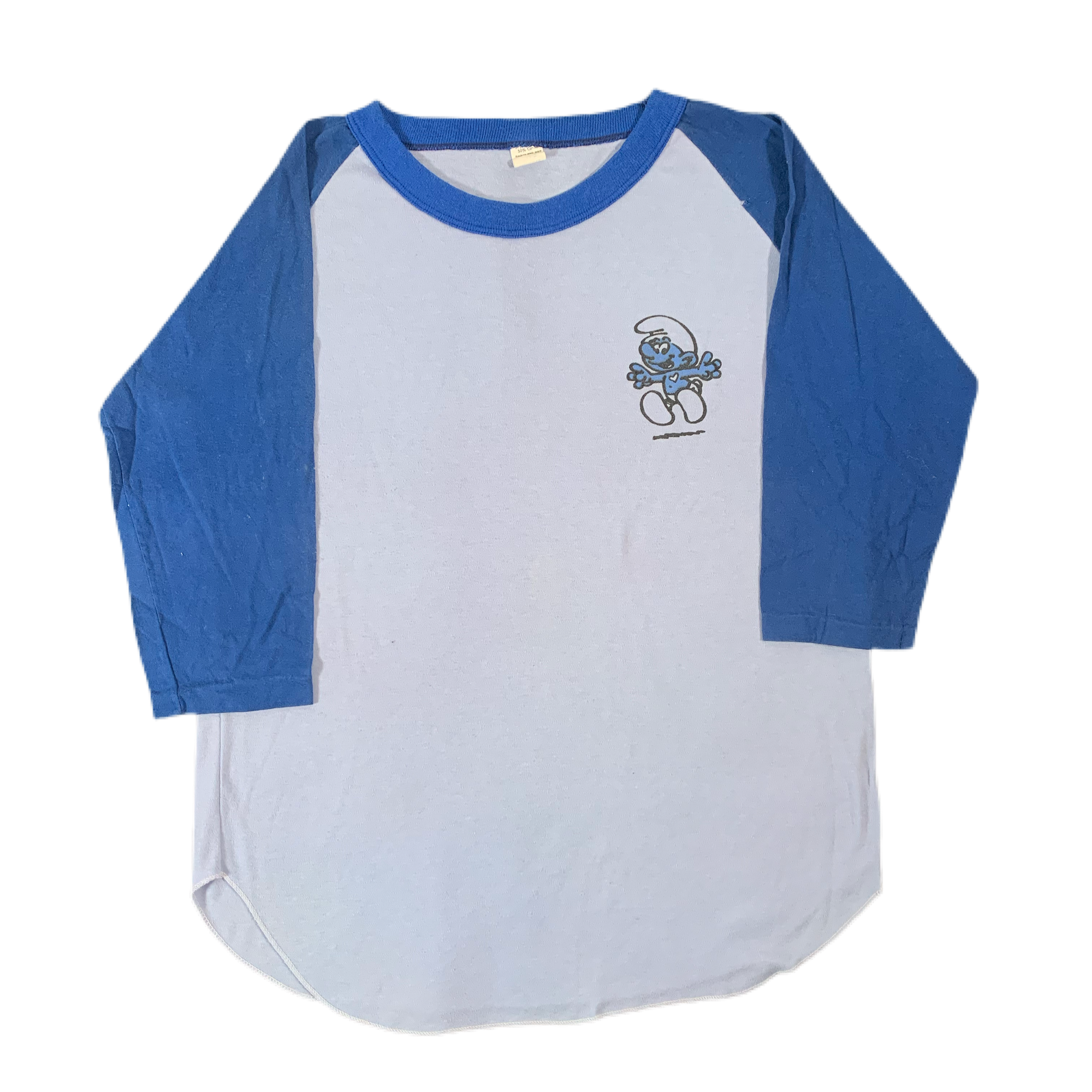 Vintage The Smurfs Comic Raglan