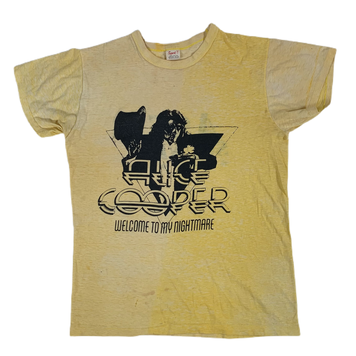 Vintage Alice Cooper &quot;Welcome To My Nightmare&quot; T-Shirt