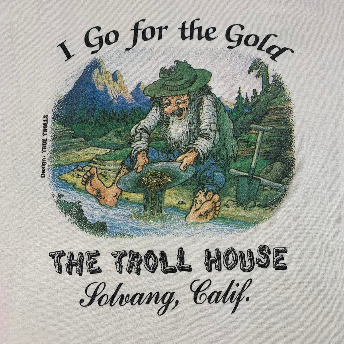 Vintage The Troll House &quot;Solvang, California&quot; T-Shirt