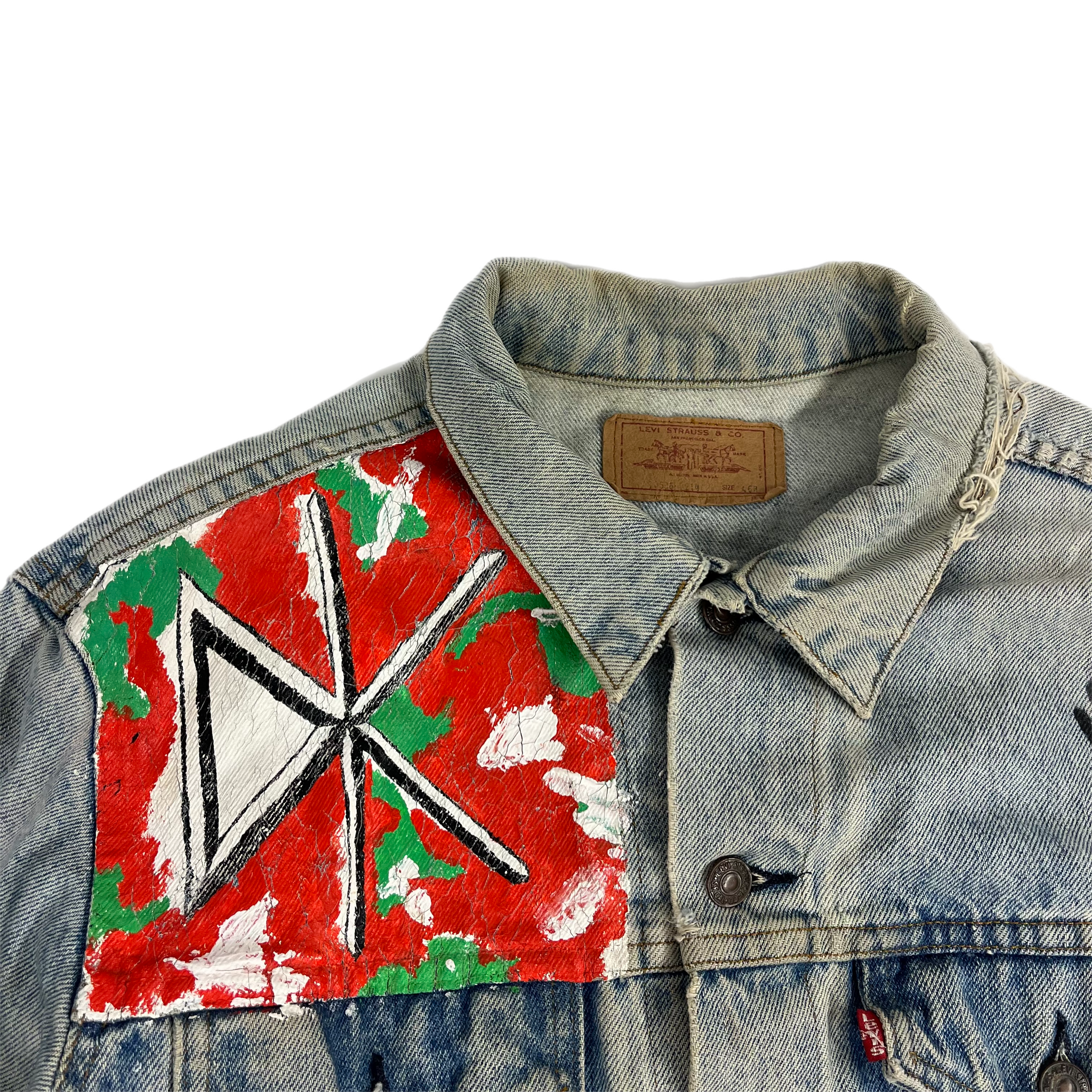 Vintage Levi s Made In U.S.A. Hand Painted