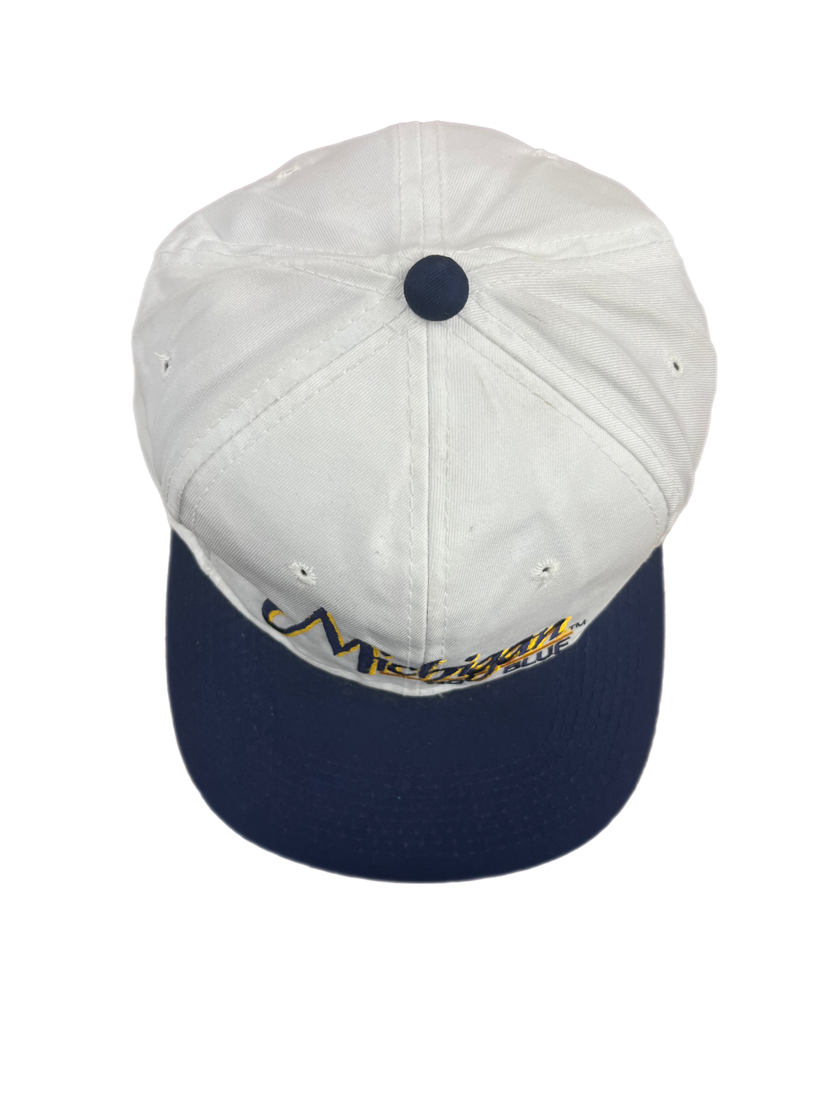 Vintage University Of Michigan &quot;Wolverines&quot; Go Blue The Game Snapback Hat
