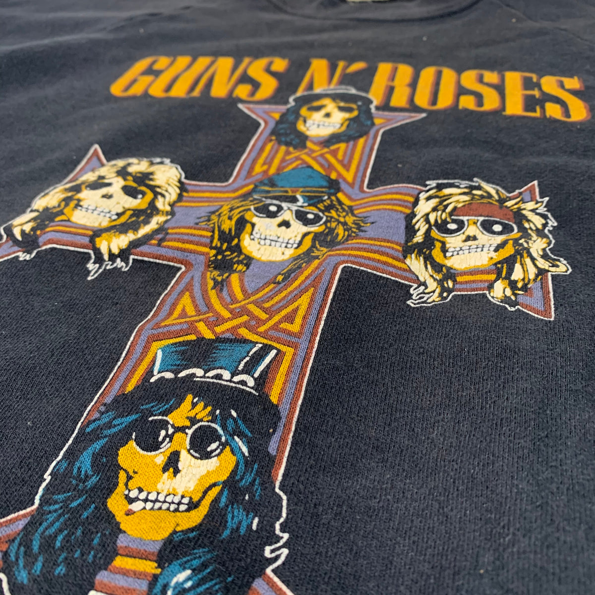 Vintage Guns N&#39; Roses &quot;Appetite For Destruction&quot; Raglan Sweatshirt