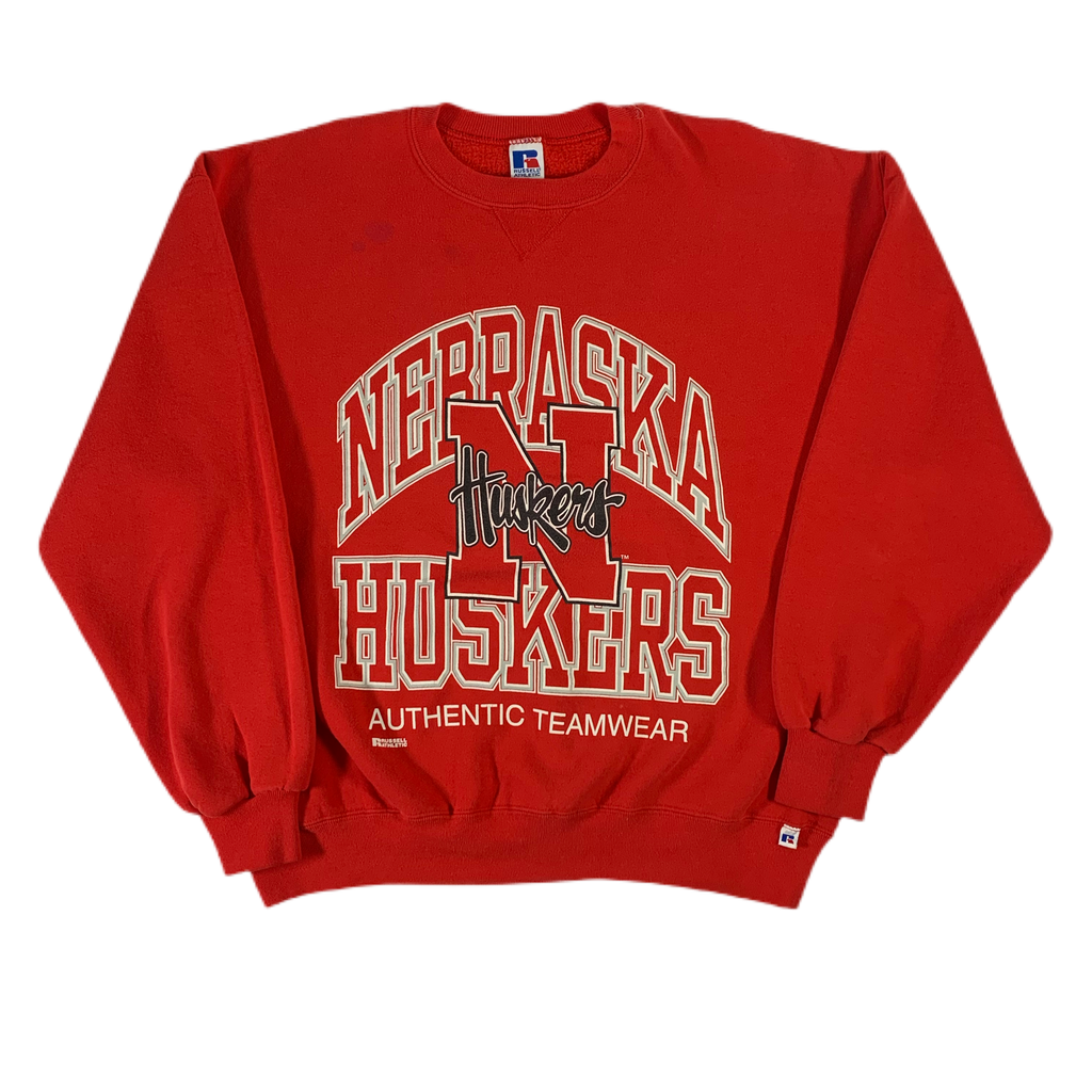 Huskers Red sox Crewneck Sweatshirt - TeeHex