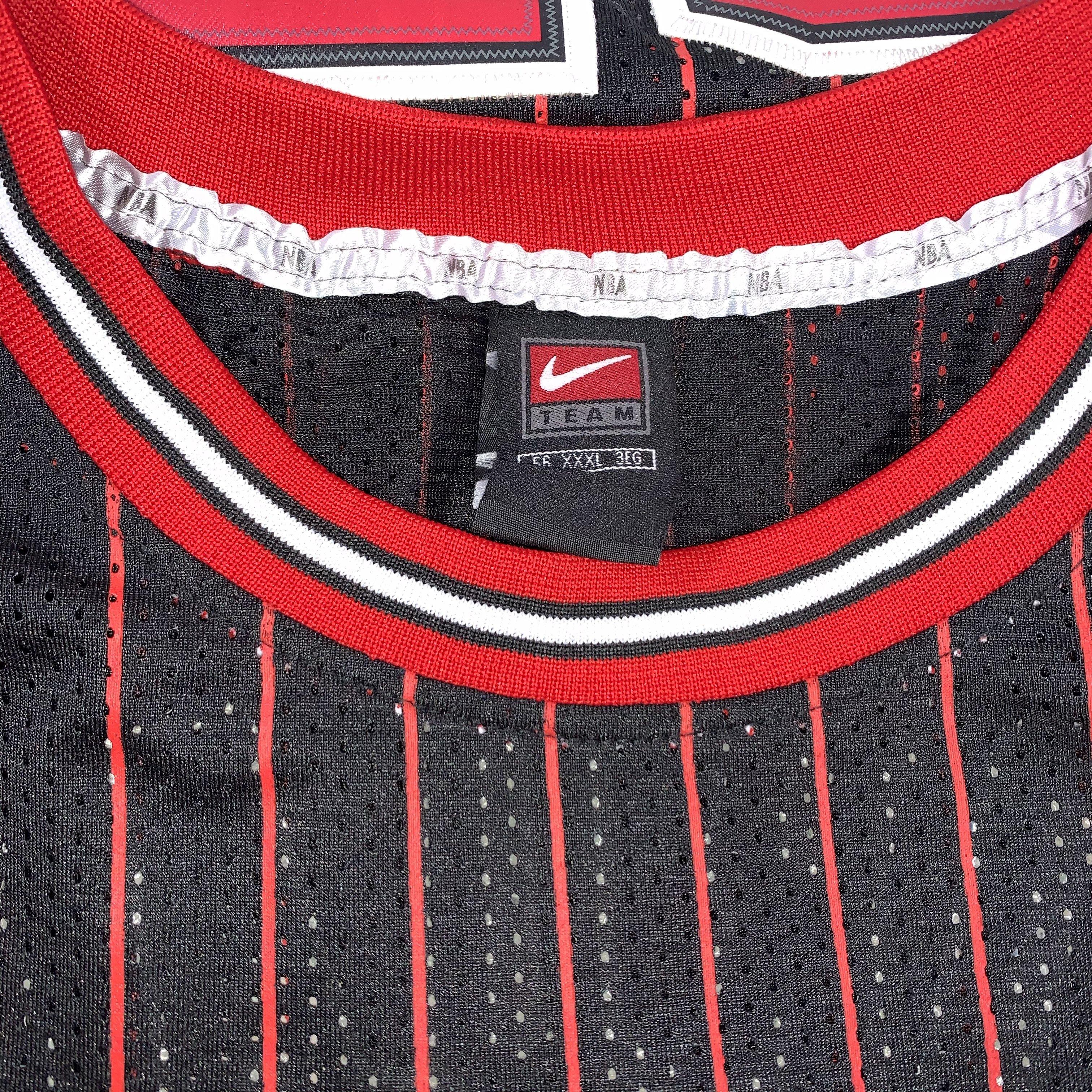 Vintage Michael Jordan Chicago Bulls Black Pinstripe Jersey